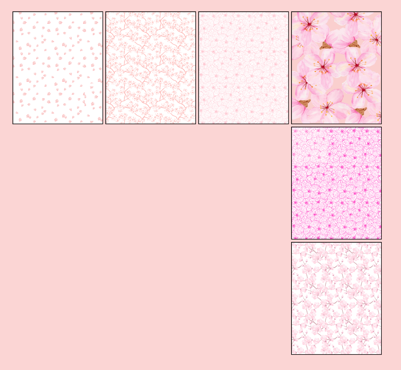 Cherry Blossom Scrapbook Kit
