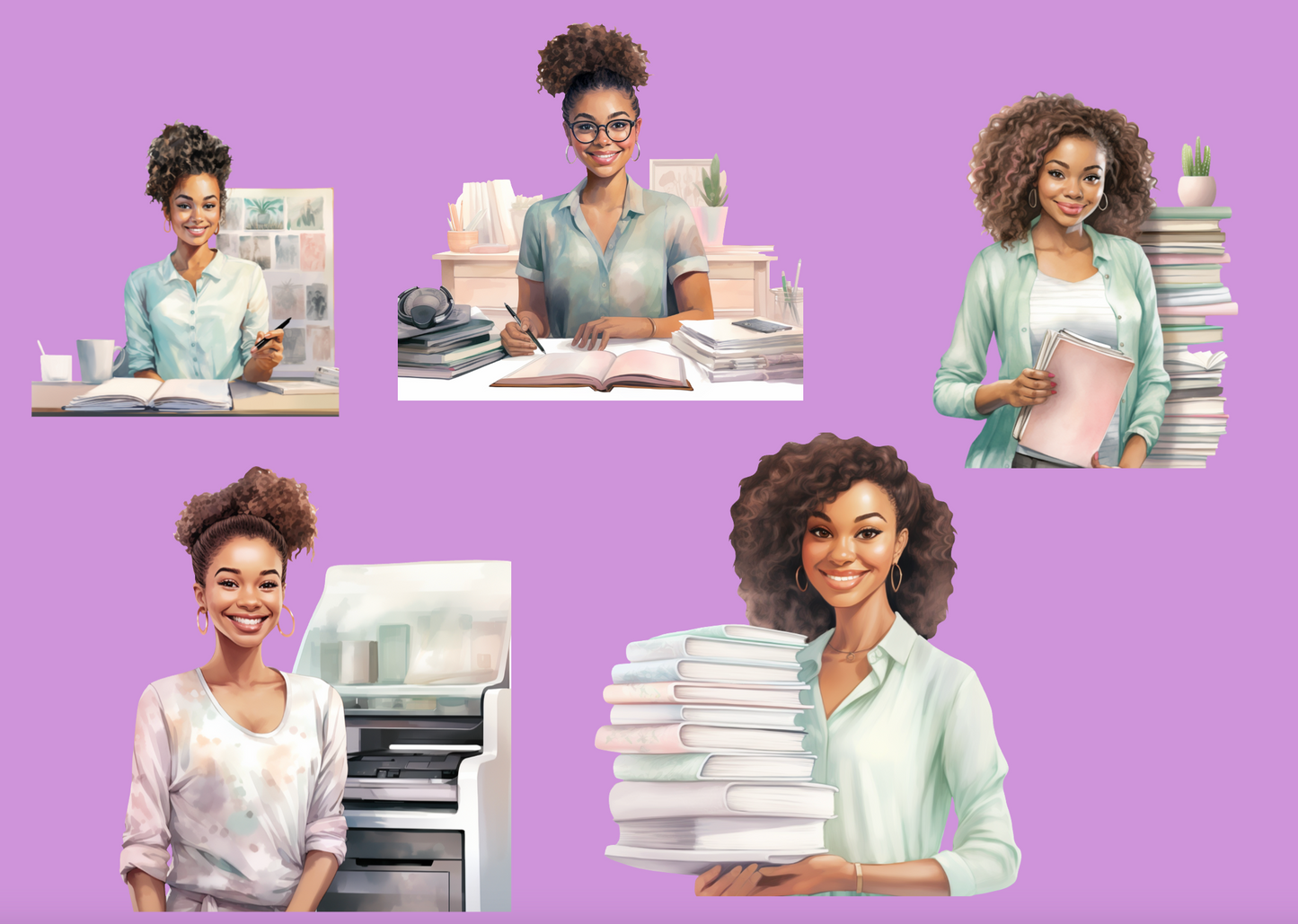 Planner Babe Sticker Pack: Mint & Pink Edition