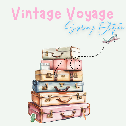 Vintage Voyage: Spring Edition Sticker Pack