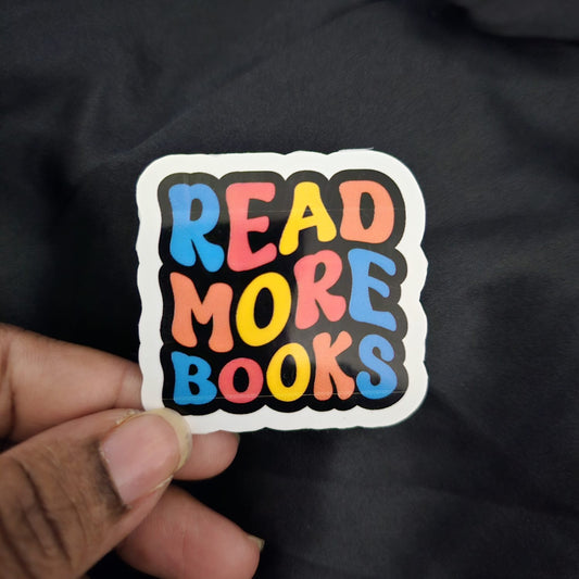 "Read More Books" Vinyl Stickers